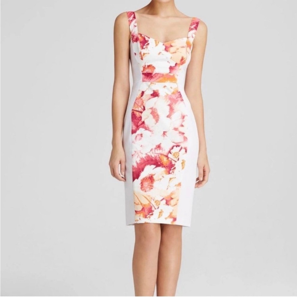 NWT Black Halo Elegant Floral Dress